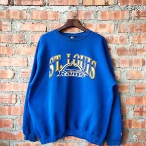 Rare 90S N Fl St Louis Rams Sweatshirt Rams Crewneck Rams